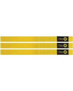Wrap-It Storage Quick-Straps 12 In. Yellow Weatherproof Hook & Loop Strap (4-Pack)