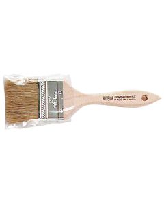 3" White Natural Bristle Bru