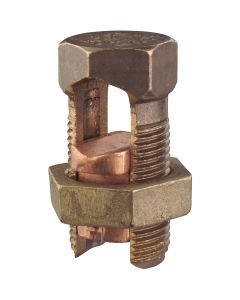 Blackburn 2 Str. to 6 Sol. Silicon Bronze Alloy High-Strength Split Bolt Connector