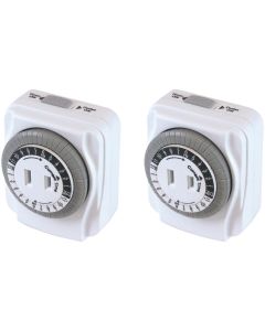 Prime 125V 24 Hr. Indoor Timer (2-Pack)