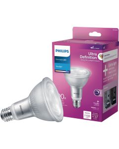 Philips Ultra Definition 100W Equivalent Daylight PAR30L Medium Dimmable LED Floodlight Light Bulb