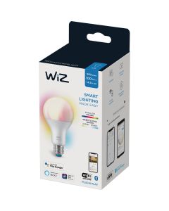 Wiz 100W Equivalent Color Changing A21 Medium Dimmable Smart LED Light Bulb