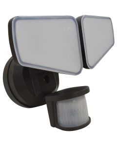 Bronze Motion Sensing Dusk-to-Dawn LED Floodlight Fixture