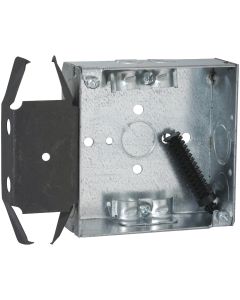 Raco BOX-LOC Bracket Mount 4 in. x 4 In. Welded Steel Square Box