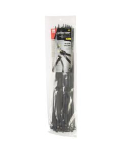 Gardner Bender Cutting Edge 14 In. x 0.17 In. Black Nylon Self-Cutting Cable Tie (50-Pack)