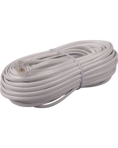 RCA 50 Ft. White Phone Cord