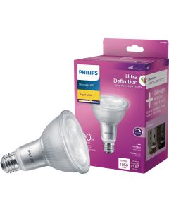 Philips Ultra Definition 100W Equivalent Bright White PAR30L Medium Dimmable LED Floodlight Light Bulb