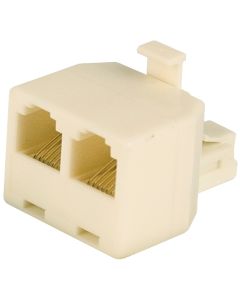 RCA Almond 2-Line Phone Splitter