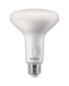 Philips 65W Equivalent 5CCT BR30 Medium Dimmable LED Floodlight Light Bulb (3-Pack)