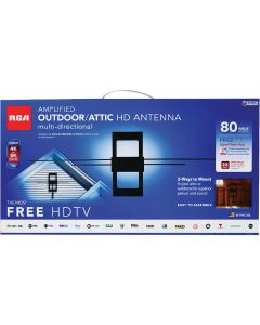 RCA HD Black Outdoor/Attic Antenna