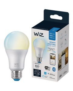 Wiz 60W Equivalent Smart A19 LED Light Bulb