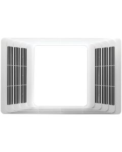 Broan 80 CFM 2.0 Sone Bath Exhaust Fan with Heater & Light