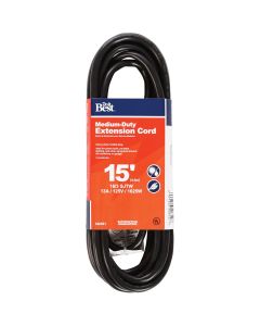 Do it Best 15 Ft. 16/3 Abrasion Resistant Extension Cord