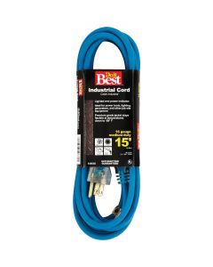 Do it Best 15 Ft. 16/3 Industrial Outdoor Extension Cord