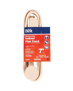 Do it Best 7 Ft. 16/2 Flat Plug Tan Extension Cord