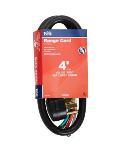 Do it Best 4 Ft. 6/2 + 8/2 Ga. 4-Conductor Range Cord