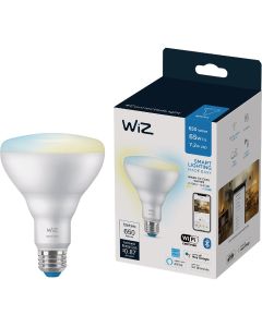 Wiz 65W Equivalent BR30 Medium Smart LED Light Bulb