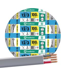 Southwire 100 Ft. 12 AWG 3-Conductor UFW/G Electrical Wire