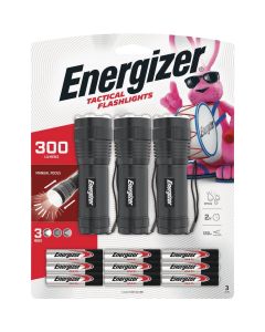 Energizer 300 Lm. LED Tactical Flashlight (3-Pack)