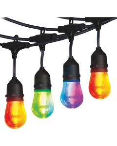 Energizer 24 Ft. Smart Multi Color White Patio String Lights