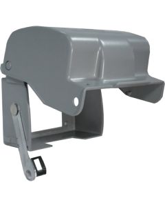 Southwire Single Gang Gray Metallic Horizontal While In-Use Extra-Duty Rated Multi-Use Cover