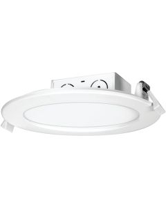 Satco 5 In./6 In. Direct Wired IC Rated White 4000K LED Recessed Light Kit