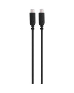 Blue Jet 6 Ft. Black Type-C USB to Type-C USB Charging & Sync Cable