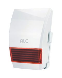 ALC Wireless Connect Plus Indoor White Security System Siren & LED Light