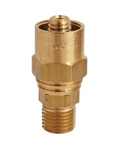 Milton 5/8 In. O.D. 1/4 In. MNPT Brass Reusable Hose End