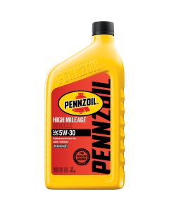 Pennzoil 5W30 Quart High Mileage Motor Oil