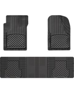 WeatherTech Trim-to-Fit Black Rubber Floor Mat (3-Piece)