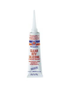 Permatex 3 Oz. Clear RTV Silicone Adhesive Sealant