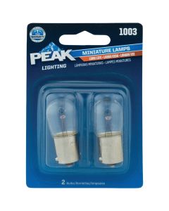 PEAK 1003 12.8V Mini Incandescent Automotive Bulb (2-Pack)