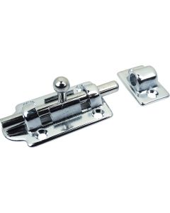 Seachoice 2-1/2 In. Chrome-Plated Brass Barrel Bolt