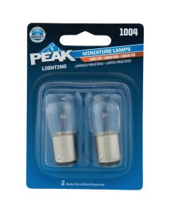 PEAK 1004 12.8V Mini Incandescent Automotive Bulb (2-Pack)