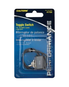 Calterm Pre-Wired Metal Wire Ends 10A Toggle Switch