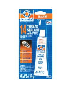 PERMATEX 1 Fl. Oz. White Thread Sealant with PTFE