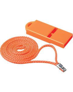 Seachoice 2 In. W. x 2-1/4 In. L. x 1/4 In. D. Orange Plastic Whistle