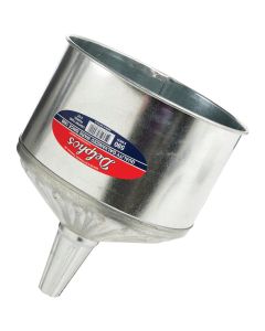 Delphos Heavy-Duty 8 Qt. Galvanized Steel Funnel with Center Spout