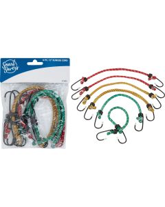 Smart Savers 6mm x 12 In. Coated Bungee Cord (6-Pack)