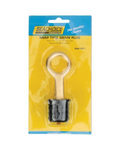 Seachoice Snap-Lock 1-1/4 In. Brass Drain Plug