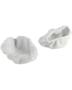 Auto Spa 5" To 6" Washable Cotton Polishing Bonnet, (2-Pack)