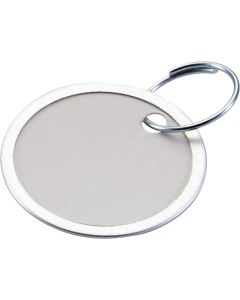 Lucky Line 1-1/4 In. Metal-Rimmed Paper Key Tag with Ring, (25-Pack)