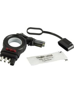 Hopkins Endurance Easy-Pull 4-Flat 12 In. LED Test Trailer Side Connector