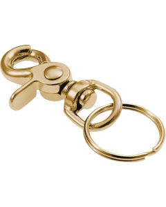 Lucky Line Solid Brass Key Chain