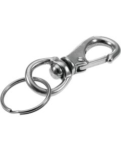 Lucky Line Nickel-Plated Zinc 1-1/2 In. x 3-1/4 In. L. Key Chain