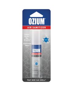 Ozium 0.8 Oz. Car Air Freshener/Sanitizer Spray, New Car Scent