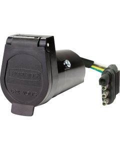 Hopkins 7-Blade To 4-Flat Plug-In Adapter