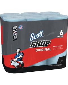 Scott 11 In. W x 9.4 In. L Disposable Original Shop Towel (6-Roll/330-Sheets)