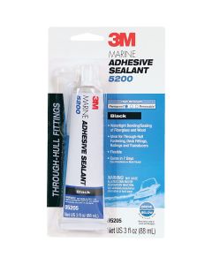 3M 3 Oz. Black Marine Adhesive Sealant 5200